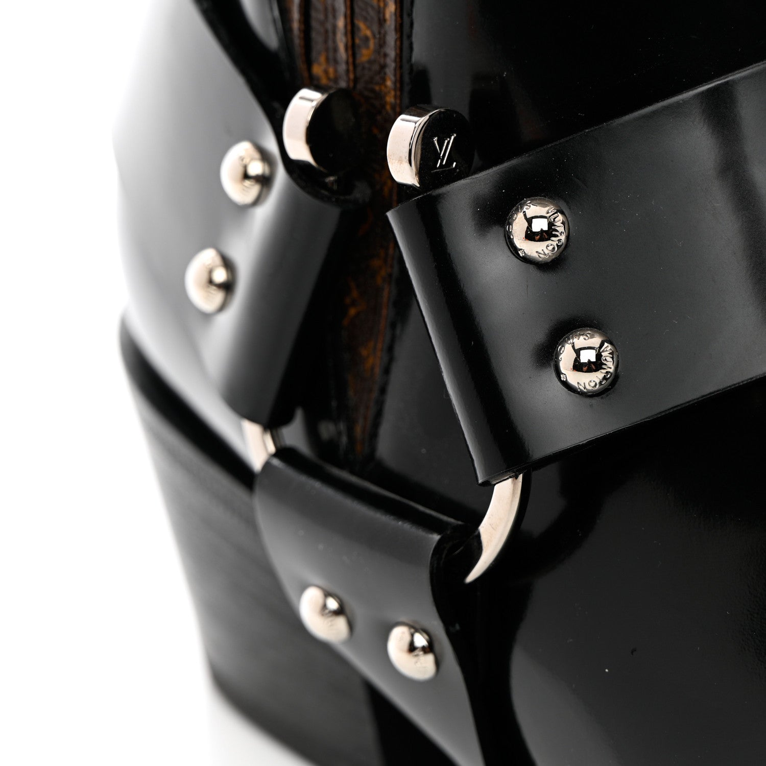 Louis Vuitton Calfskin Monogram Rhapsody Ankle Boots 38.5 Black 18 of 18