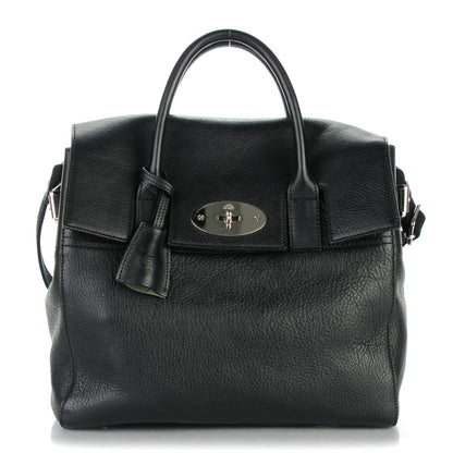 Mulberry Natural Leather Cara Delevingne Convertible Satchel Black 1 of 8