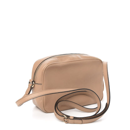 Gucci Pebbled Calfskin Small Soho Disco Bag Camelia 2 of 13