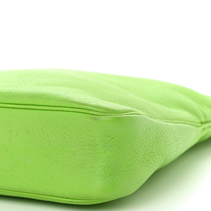 Hermes Taurillon Clemence Massai PM Vert Cru 10 of 16