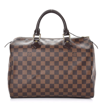 Louis Vuitton Damier Ebene Speedy 30 1 of 9