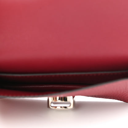 Hermes Togo Dogon Card Case Rouge Grenat 5 of 8