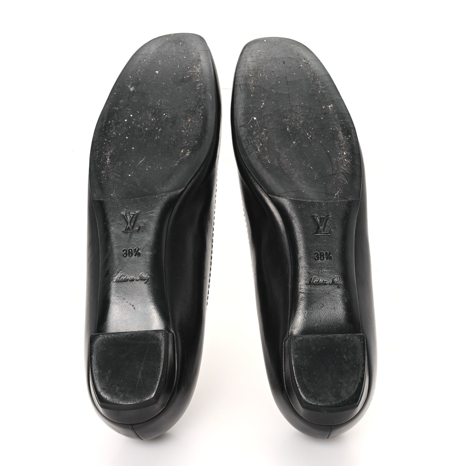 Louis Vuitton Calfskin Uniformes Ballet Flats 38.5 Black 6 of 9