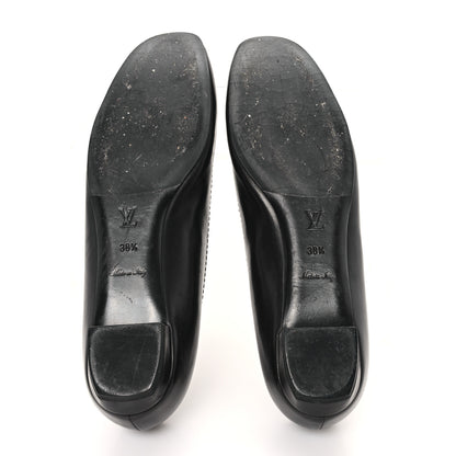 Louis Vuitton Calfskin Uniformes Ballet Flats 38.5 Black 6 of 9