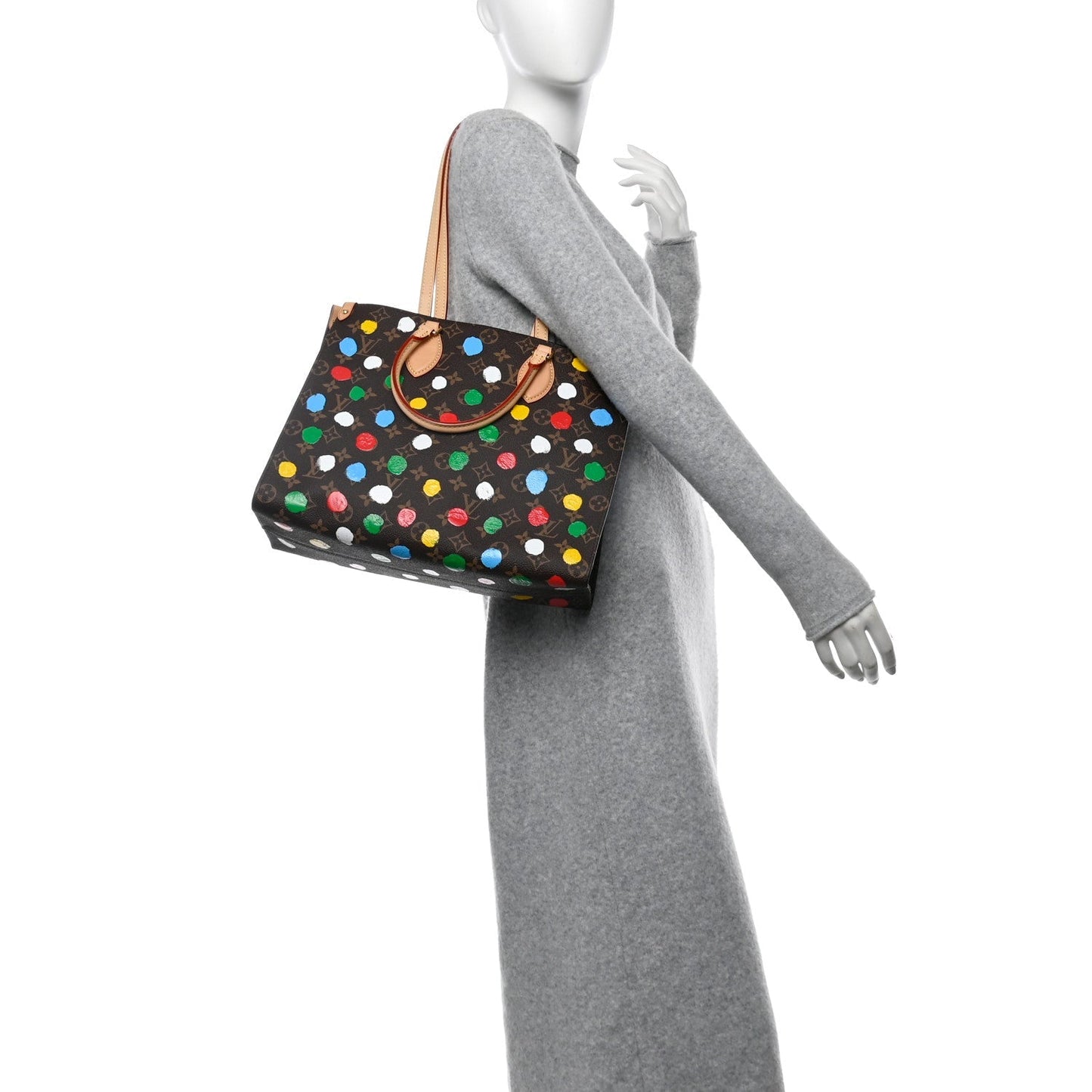 LV X YK Monogram Onthego MM Multicolor