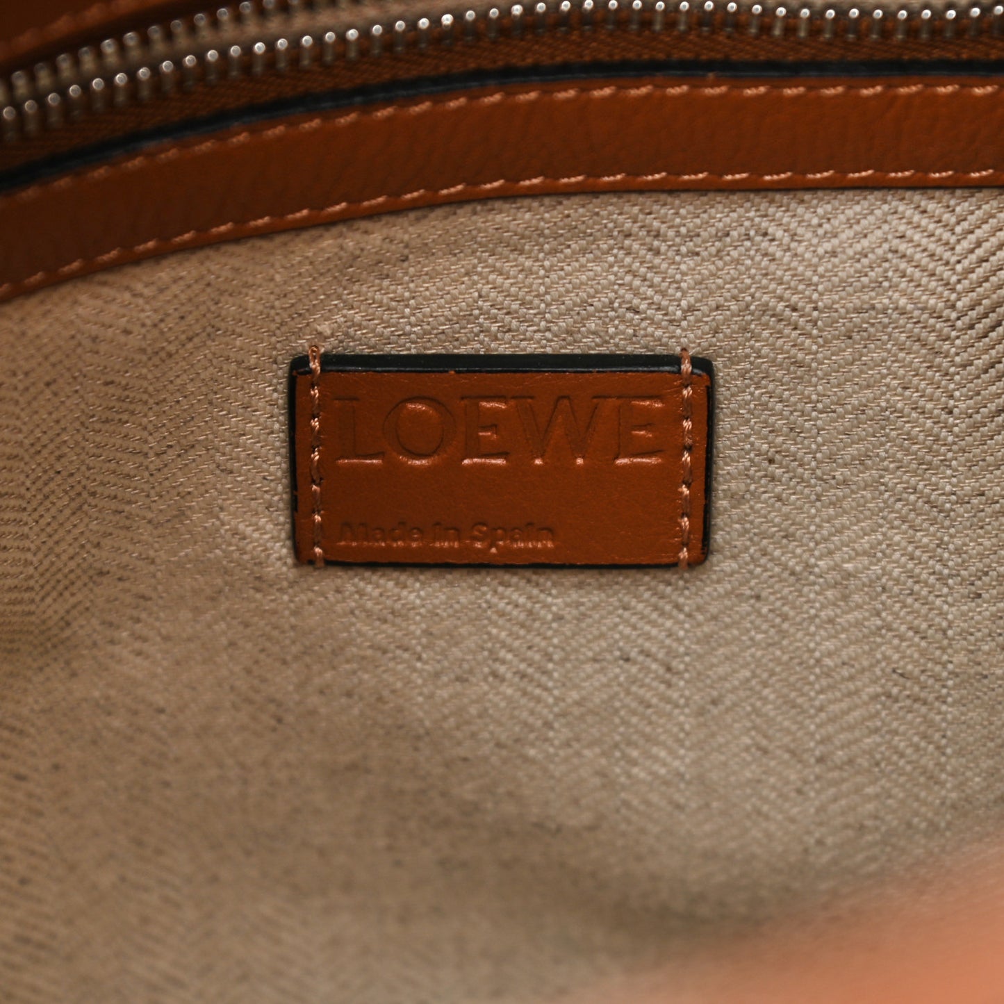 Calfskin Medium Flamenco Knot Bag Tan Warm Desert
