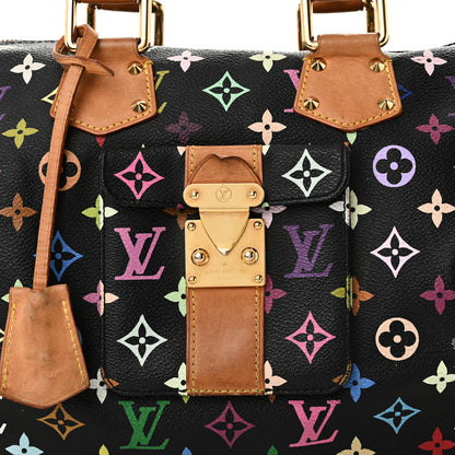 Louis Vuitton Monogram Multicolor Speedy 30 Black 7 of 10