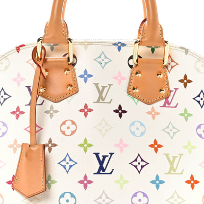 Louis Vuitton Monogram Multicolor Alma PM White 7 of 9