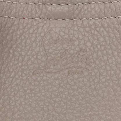 Christian Louboutin Calfskin Spiked Mini Cabarock Shopper Tote Grey 6 of 10