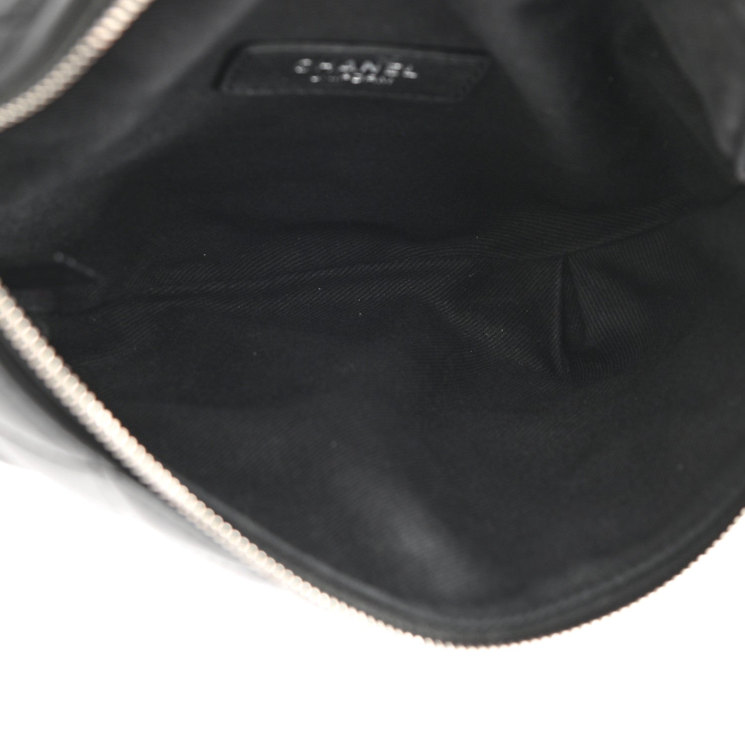 Chanel Lambskin Quilted Waist Belt Bag Black 5 of 14