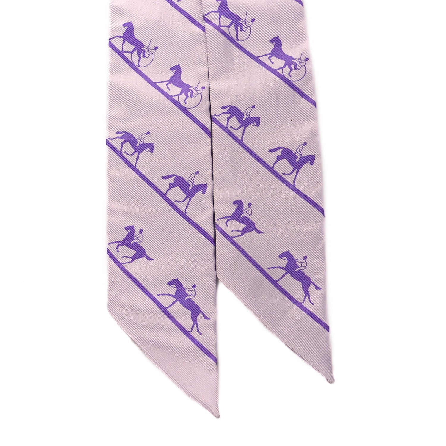 Hermes Silk Duc Carriage Horse Twilly 3 of 5