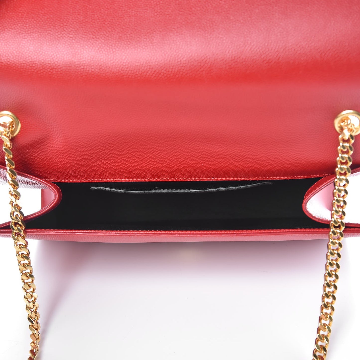 Grain De Poudre Medium Monogram Kate Satchel Red