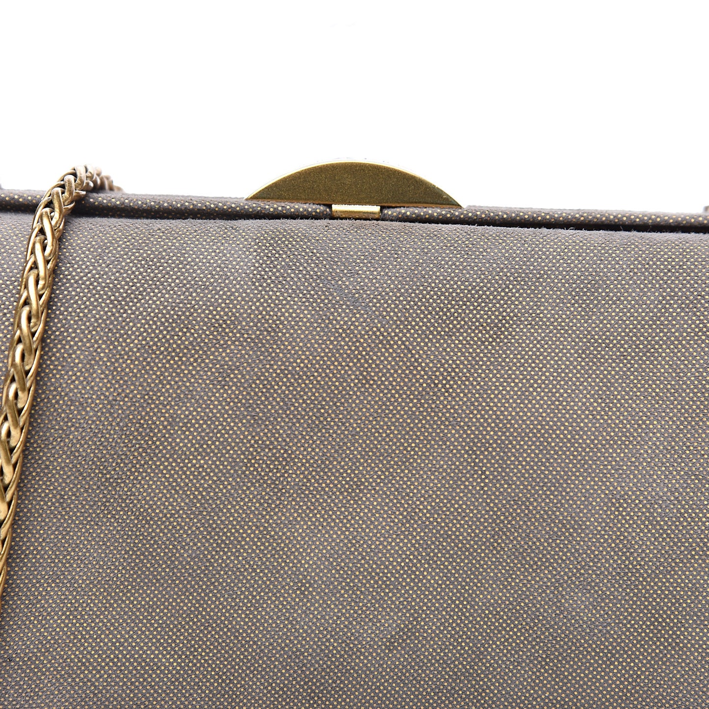 Satin Evening Clutch Gold
