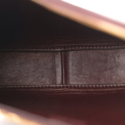 The Row Grained Calfskin Half Moon Shoulder Bag Raisin 5 of 11