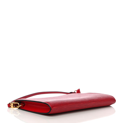 Louis Vuitton Epi Pochette Accessories 24 Castillan Red 4 of 11