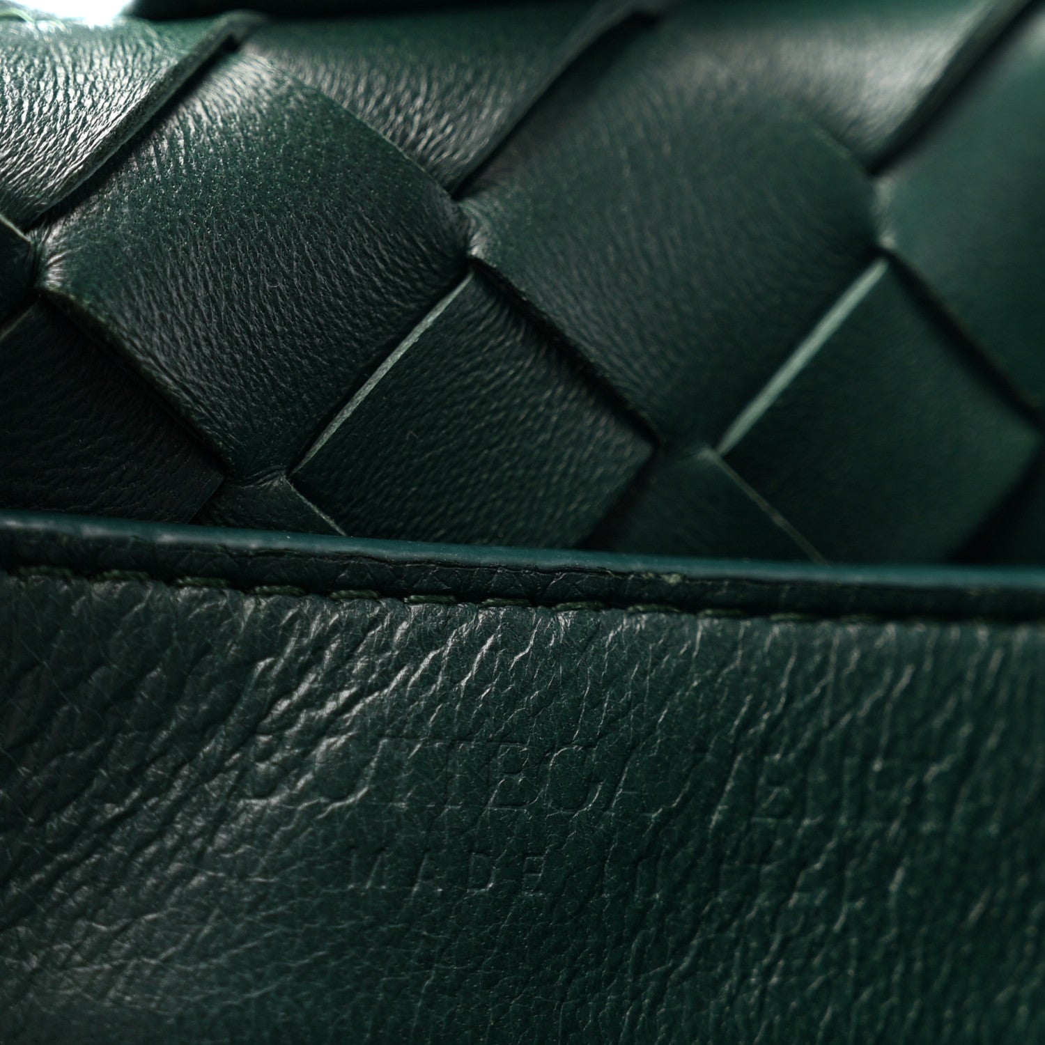 Bottega Veneta Nappa Intrecciato Medium Andiamo Shoulder Bag Emerald Green 5 of 12
