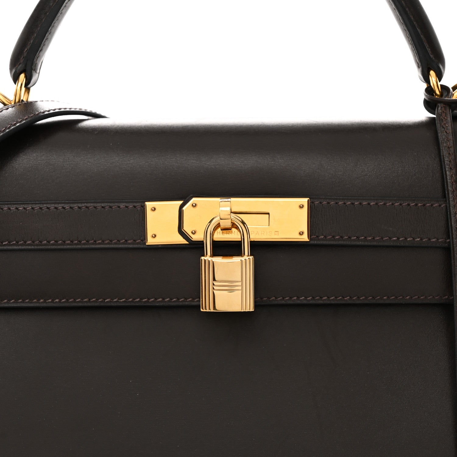 Hermes Box Kelly Sellier 32 Chocolate 8 of 17