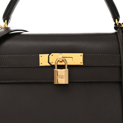 Hermes Box Kelly Sellier 32 Chocolate 8 of 17