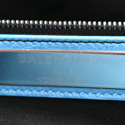 Balenciaga Agneau Classic Silver Hardware City Bleu Azur Clair 6 of 10
