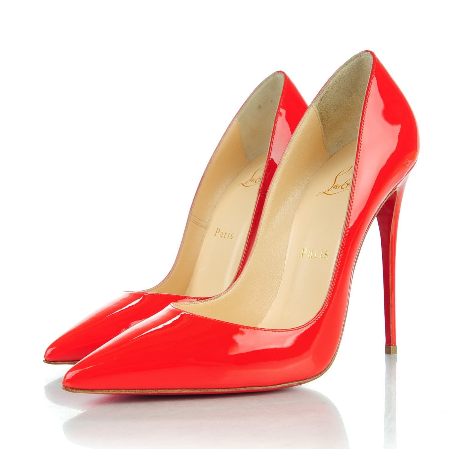 Christian Louboutin Patent So Kate 120 Pumps 38.5 Corazon 3 of 14