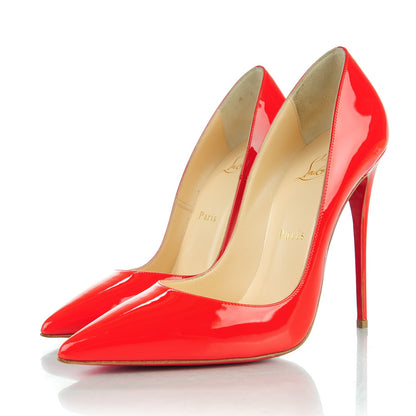 Christian Louboutin Patent So Kate 120 Pumps 38.5 Corazon 3 of 14