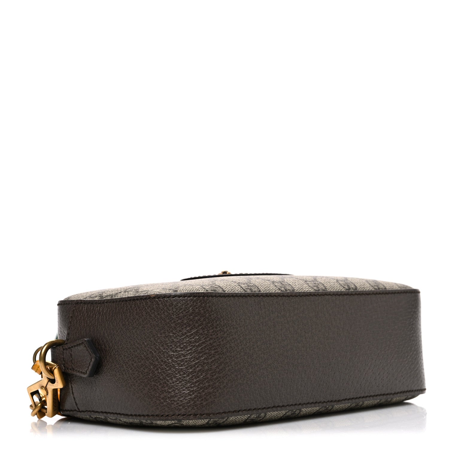 Gucci GG Supreme Monogram Web Neo Vintage Shoulder Bag Beige New Acero Crop 3 of 12