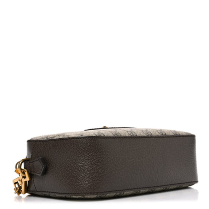 Gucci GG Supreme Monogram Web Neo Vintage Shoulder Bag Beige New Acero Crop 3 of 12