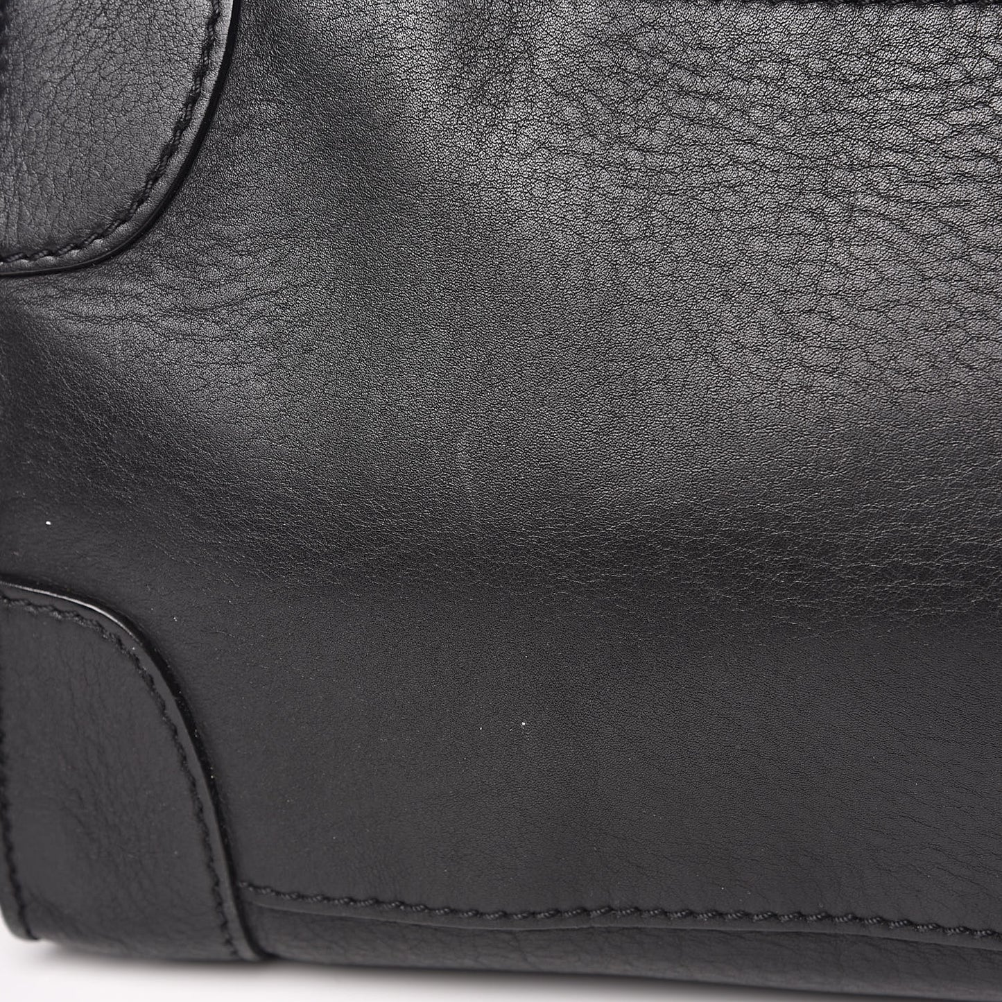 Smooth Calfskin Mini Envelope Luggage Black