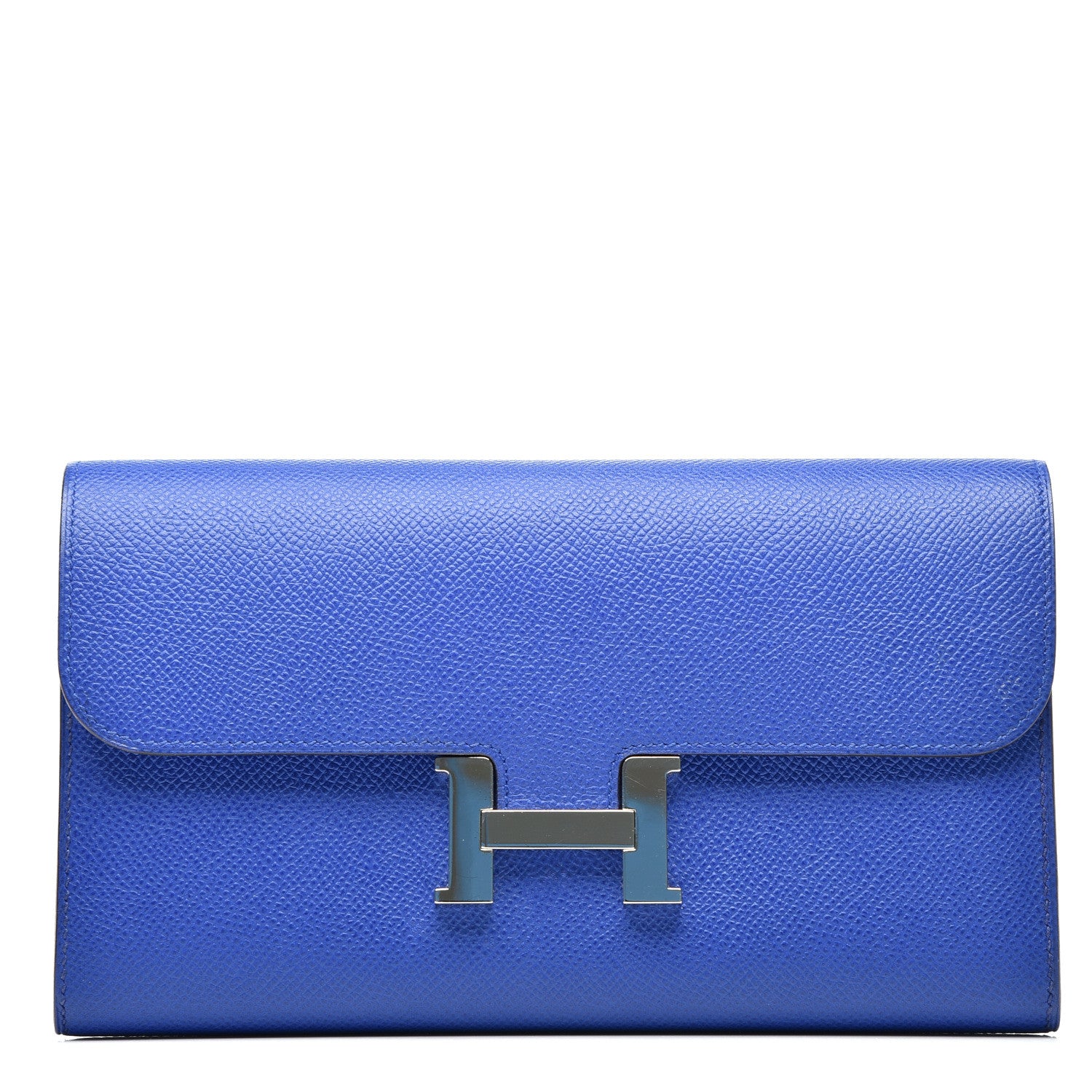 Hermes Epsom Constance Long Wallet Bleu Electrique 1 of 9