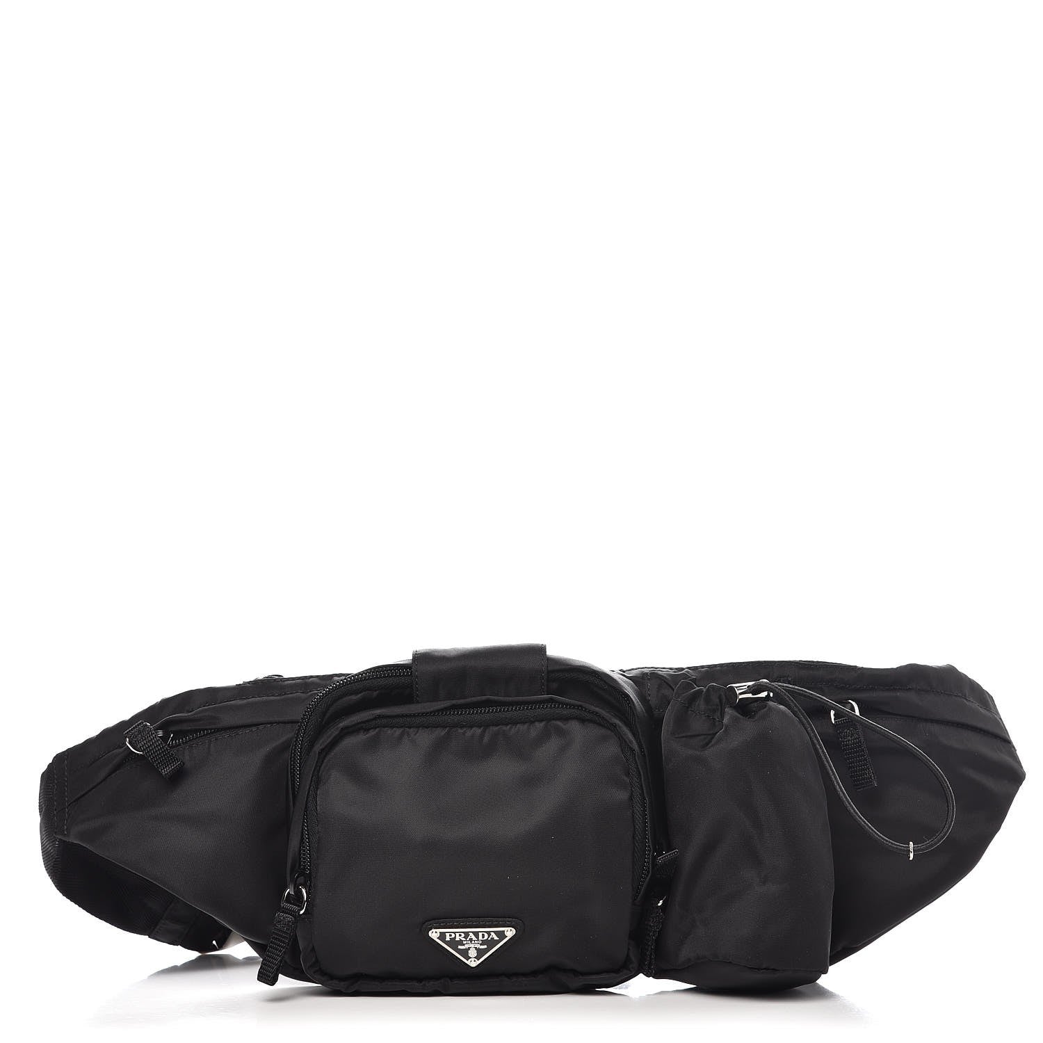 Prada Tessuto Nylon Belt Bag Black 1 of 9