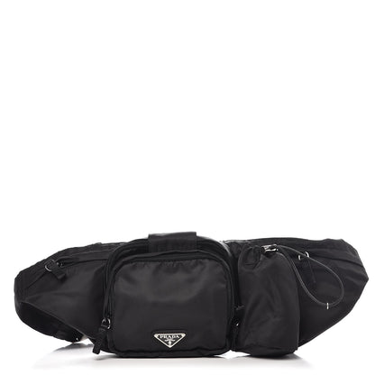 Prada Tessuto Nylon Belt Bag Black 1 of 9