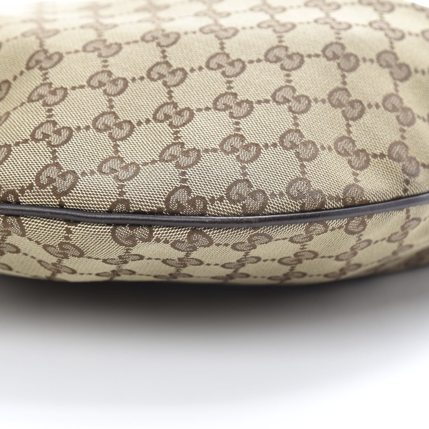 Gucci Monogram Medium Wave Hobo Dark Brown 10 of 11
