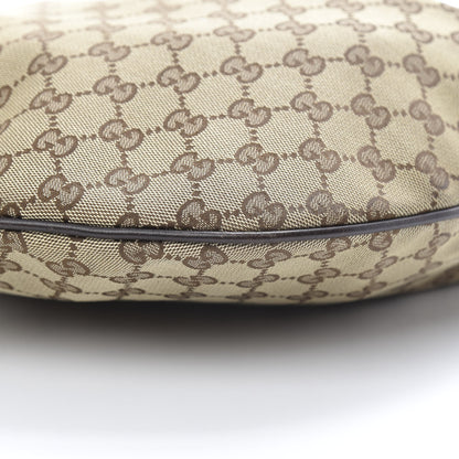 Gucci Monogram Medium Wave Hobo Dark Brown 10 of 11