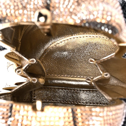 Judith Leiber Crystal Spencer Teddy Bear Minaudiere Clutch Gold Brown 6 of 16