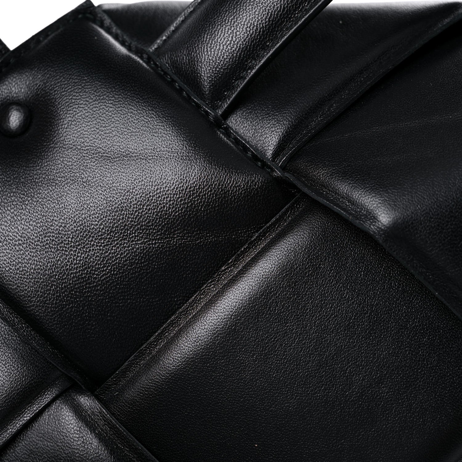 Bottega Veneta Nappa Intreccio Padded Top Handle Shoulder Bag Black 18 of 18