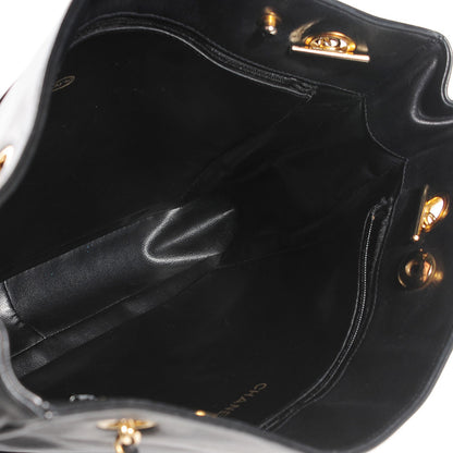 Chanel Lambskin Shoulder Bag Black 5 of 8