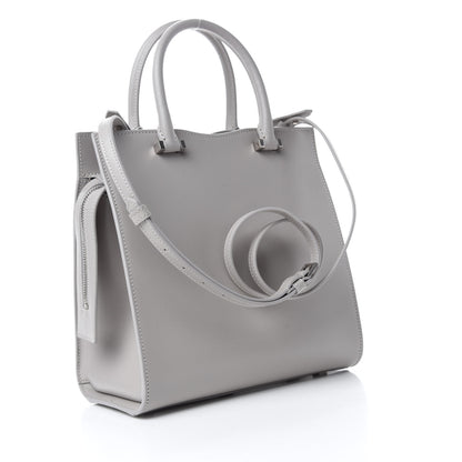 Saint Laurent Grain De Poudre Small Uptown Tote Granite 3 of 10