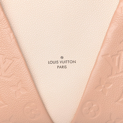 Louis Vuitton Empreinte V Tote MM Beige Rose Creme 11 of 13