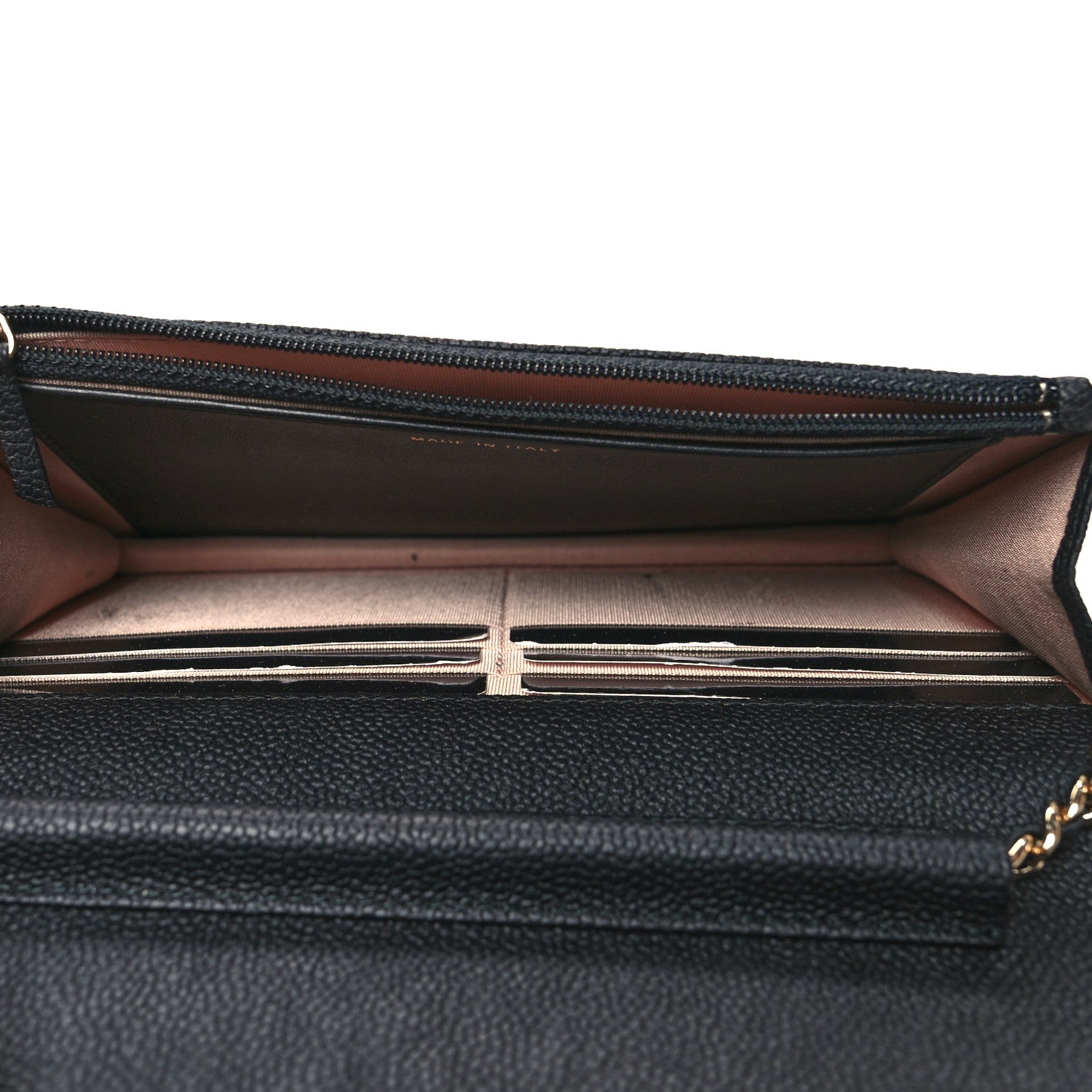 Chanel Grained Calfskin Quilted Cuba Wallet On Chain WOC Black 5 of 11