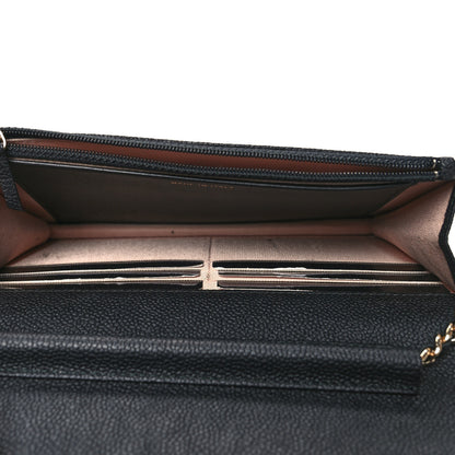 Chanel Grained Calfskin Quilted Cuba Wallet On Chain WOC Black 5 of 11