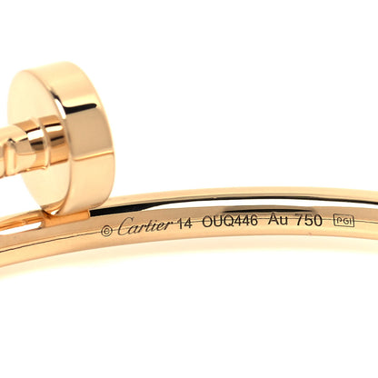 Cartier 18K Yellow Gold Small Juste Un Clou Bracelet 14 4 of 5