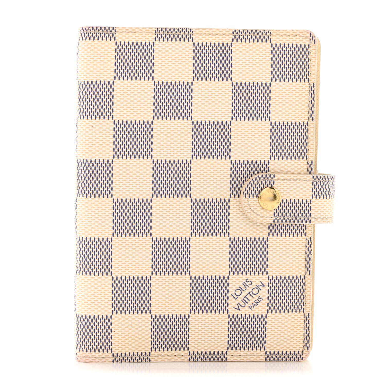 Louis Vuitton Damier Azur Small Ring Agenda Cover 1 of 8