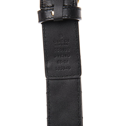 Gucci Calfskin Trapuntata Zumi 30mm Belt 85 34 Black 4 of 5