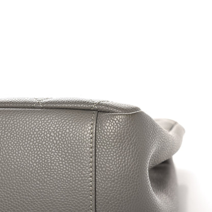 Chanel Caviar Quilted Grand Shopping Tote GST Grey 9 of 9