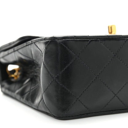 Chanel Lambskin Quilted Mini Square Flap Bag Black 8 of 9
