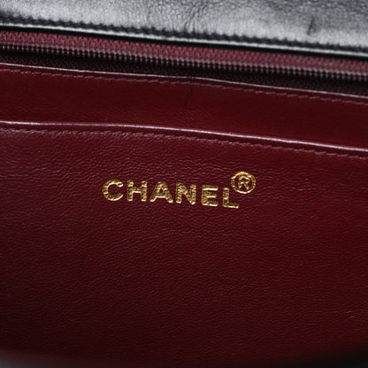 Chanel Lambskin Quilted XL Jumbo Single Flap Black 6 of 12