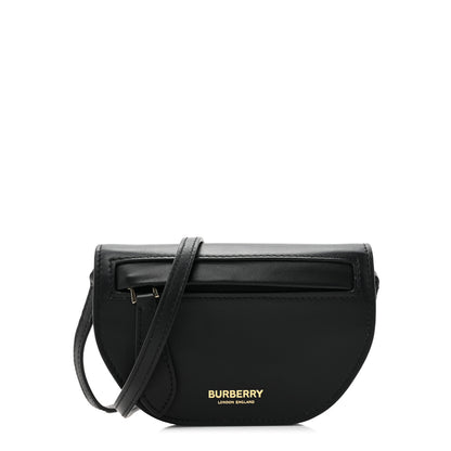 Burberry Calfskin Micro Olympia Card Case Black 1 of 9