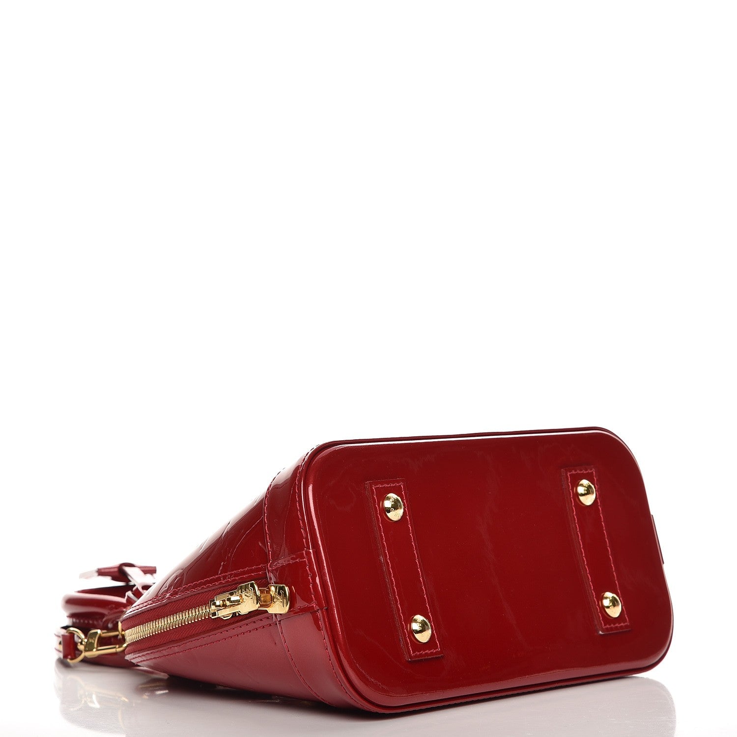 Louis Vuitton Vernis Alma BB Pomme D'Amour 5 of 8