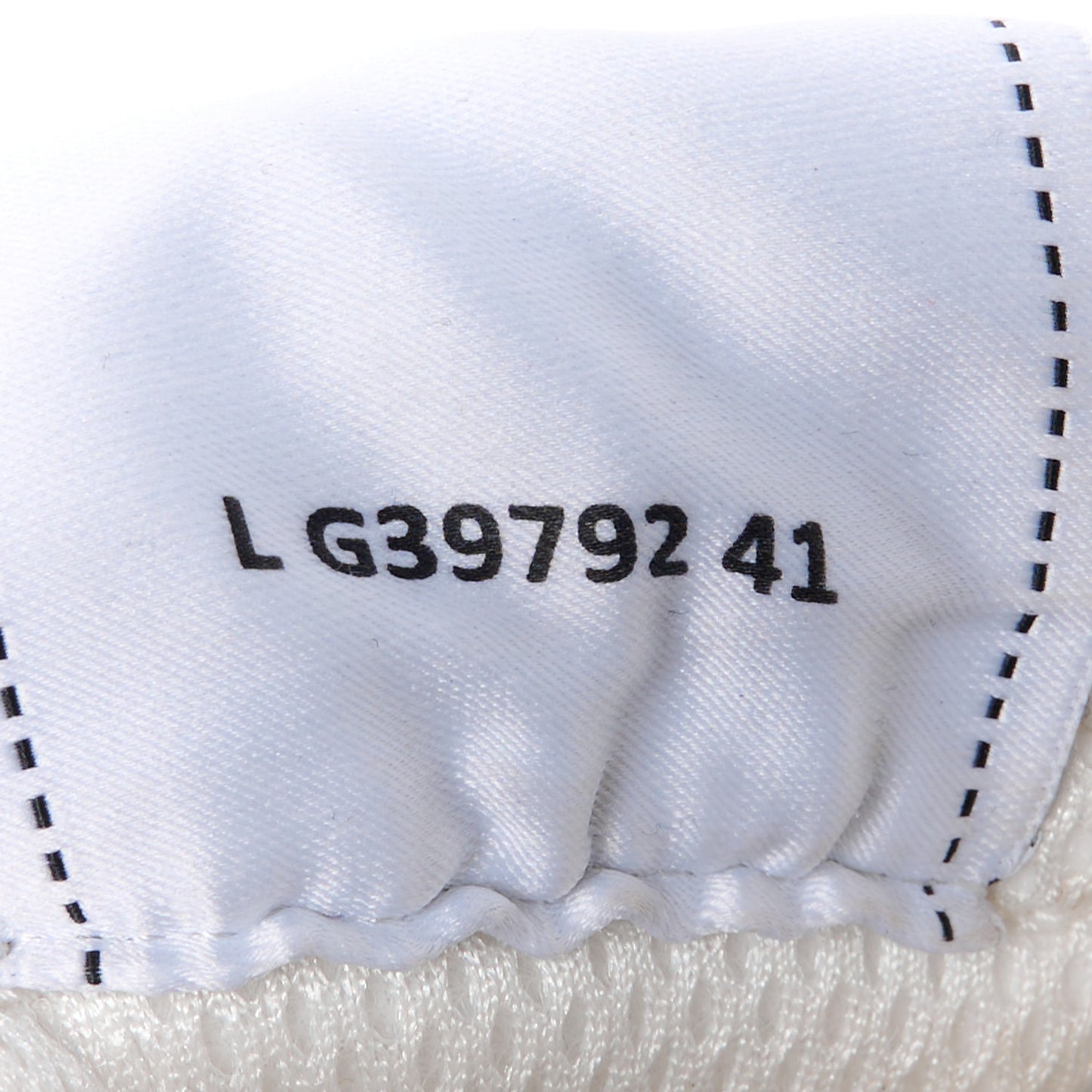 Fabric Laminated Calfskin Stretch CC Sneakers 41 White Gold Silver