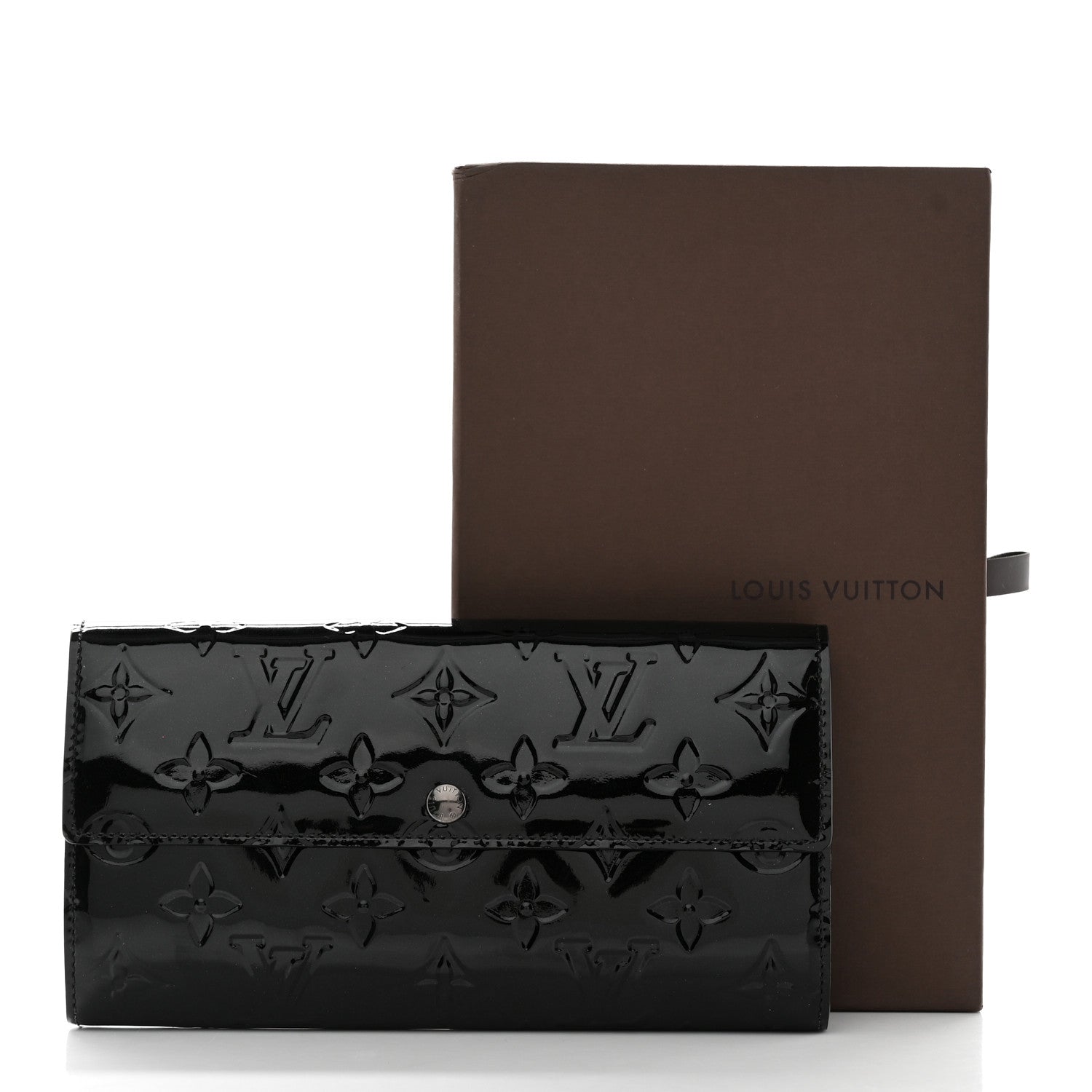 Louis Vuitton Vernis Sarah Wallet Black 13 of 13